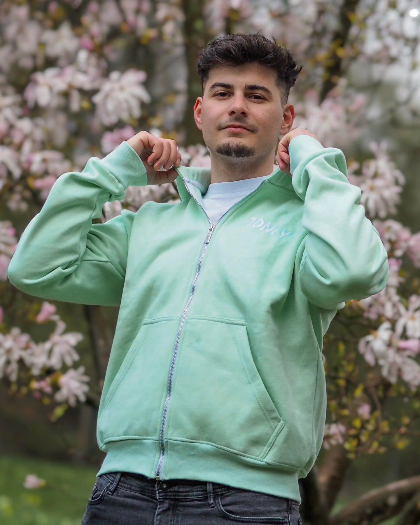 Premium Mint ZIP-Hoodie