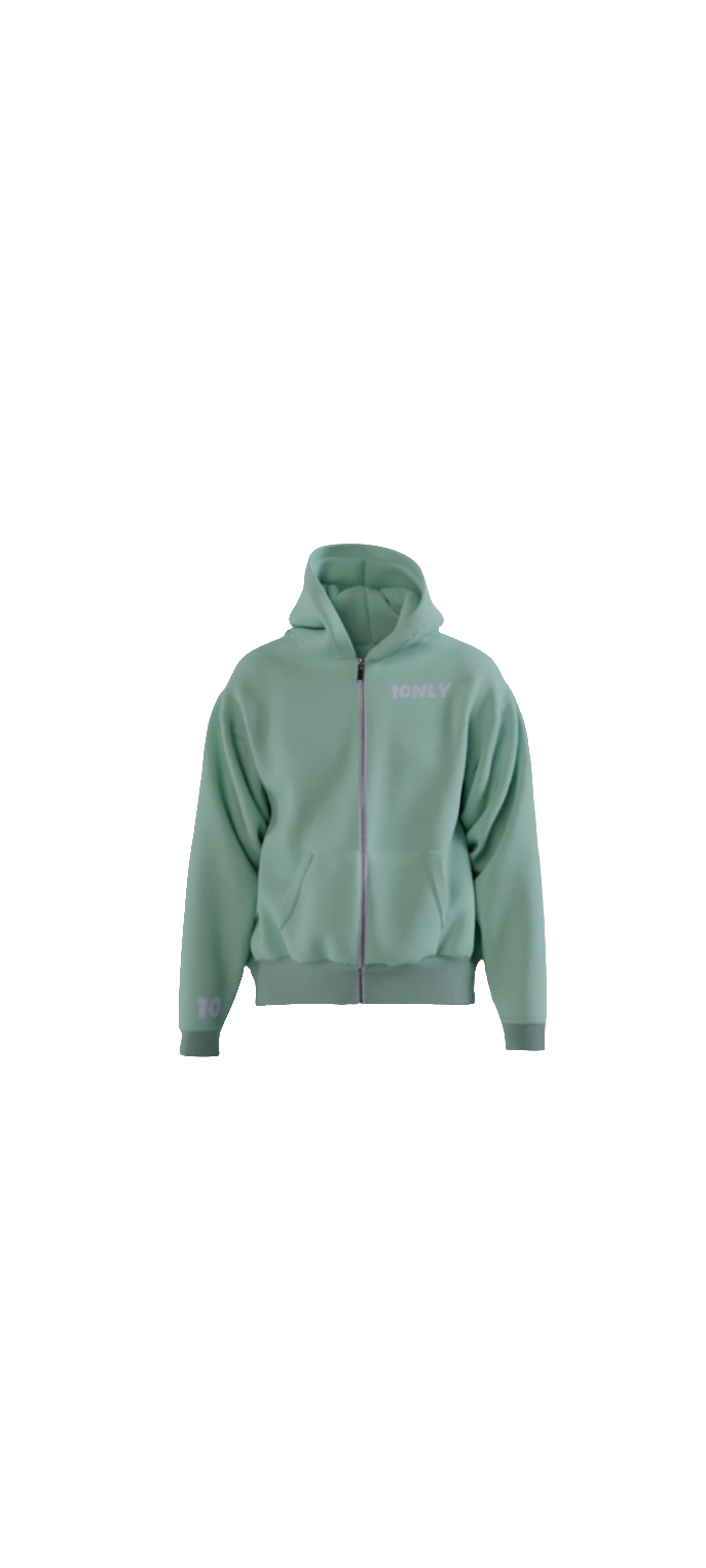 Premium Mint ZIP-Hoodie