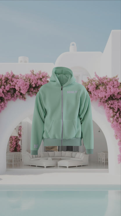 Premium Mint ZIP-Hoodie