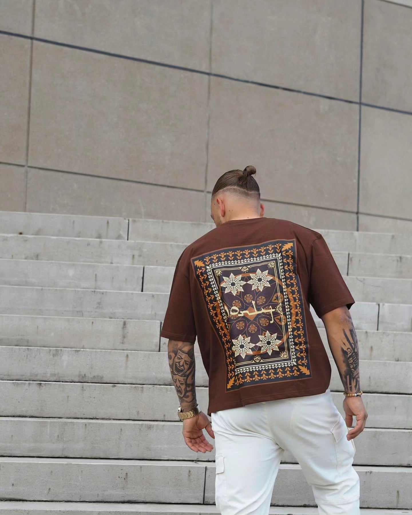 Oversized Heavy T-Shirt - Arabic Style